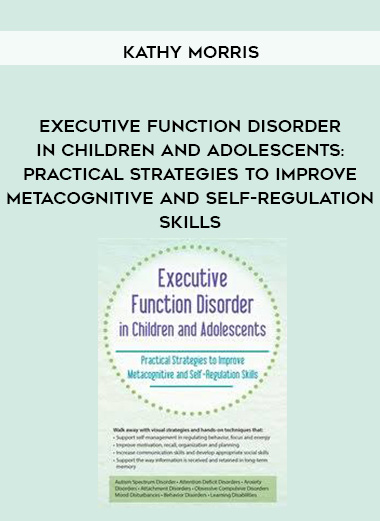 Executive Function Disorder in Children and Adolescents: Practical Strategies to Improve Metacognitive and Self-Regulation Skills – Kathy Morris