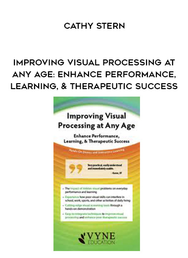 Improving Visual Processing at Any Age: Enhance Performance, Learning, & Therapeutic Success – Cathy Stern