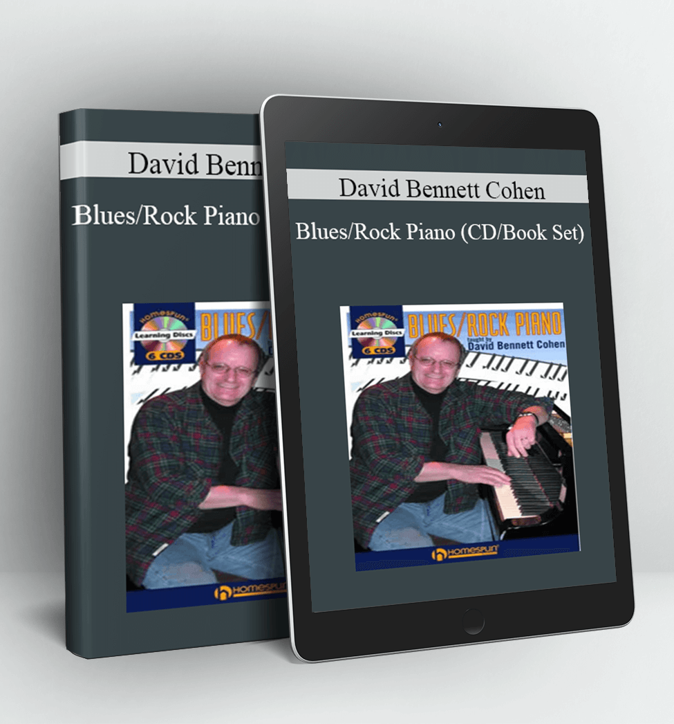 Blues Rock Piano (CD Book Set) - David Bennett Cohen