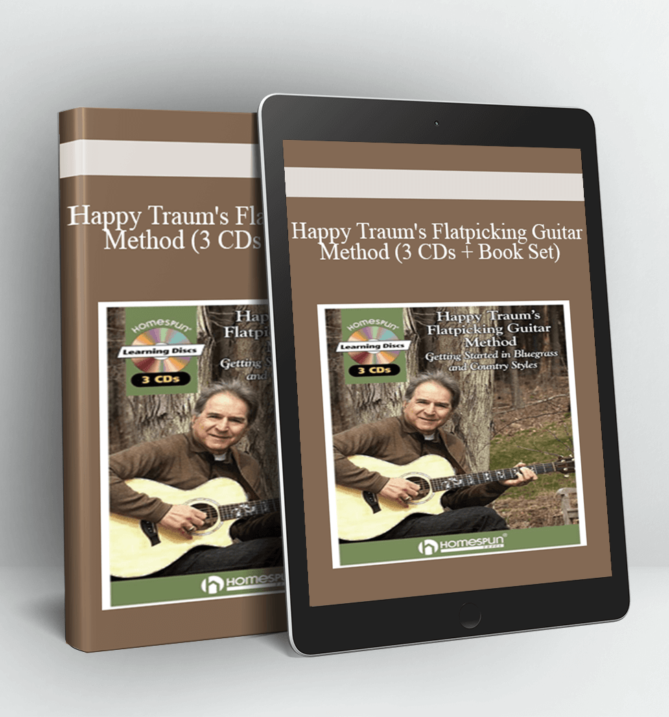 Happy Traum's Flatpicking Guitar Method (3 CDs + Book Set)