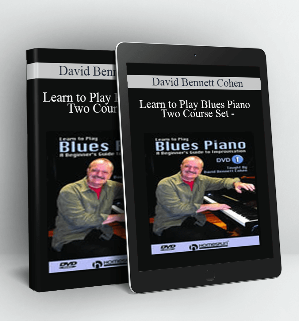 Learn to Play Blues Piano Two Course Set - David Bennett Cohen