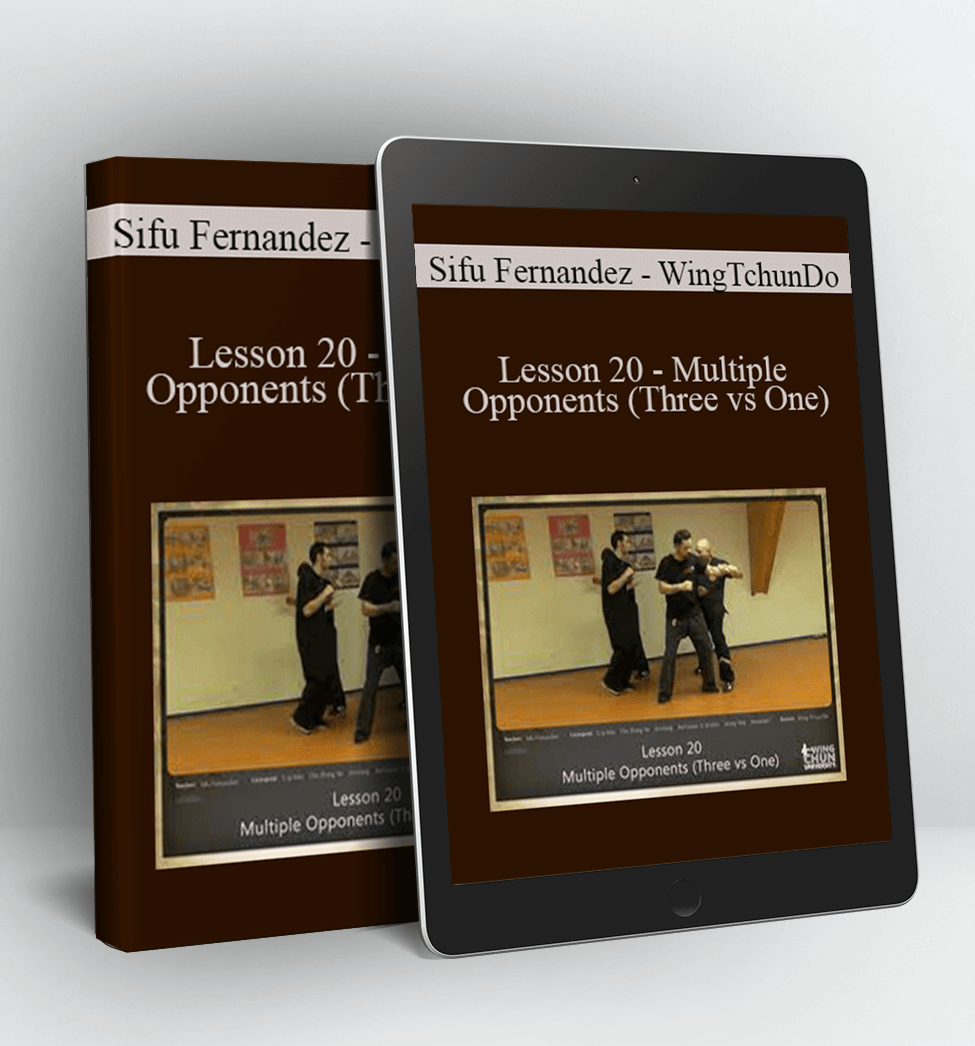 Lesson 20 - Multiple Opponents (Three vs One) - Sifu Fernandez - WingTchunDo