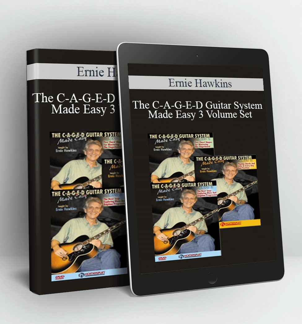 The C-A-G-E-D Guitar System Made Easy 3 Volume Set - Ernie Hawkins