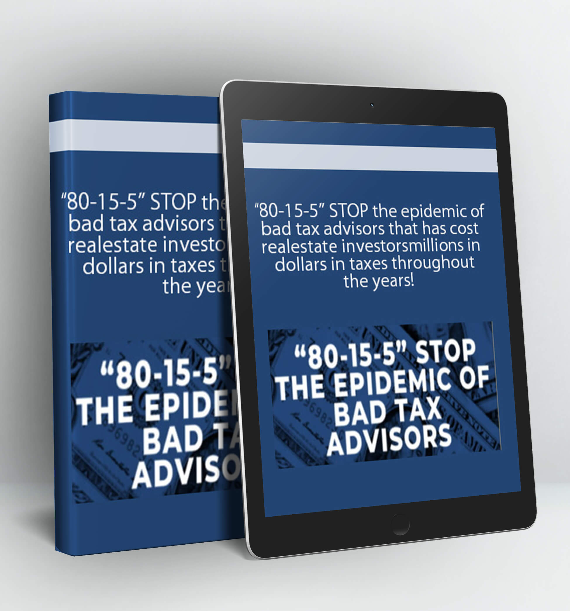 “80-15-5” STOP the epidemic of bad tax advisors that has cost real estate investors millions in dollars in taxes throughout the years!