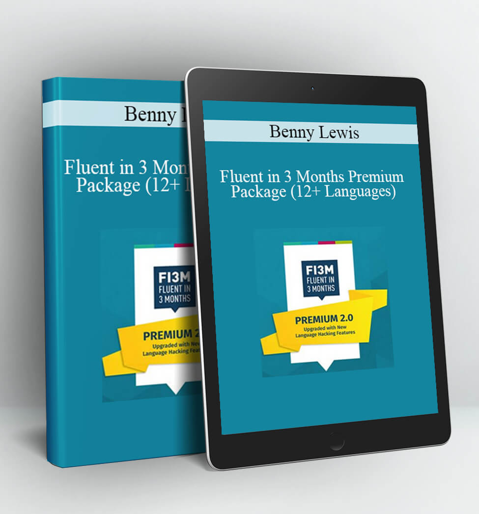 Fluent in 3 Months Premium Package (12+ Languages) - Benny Lewis