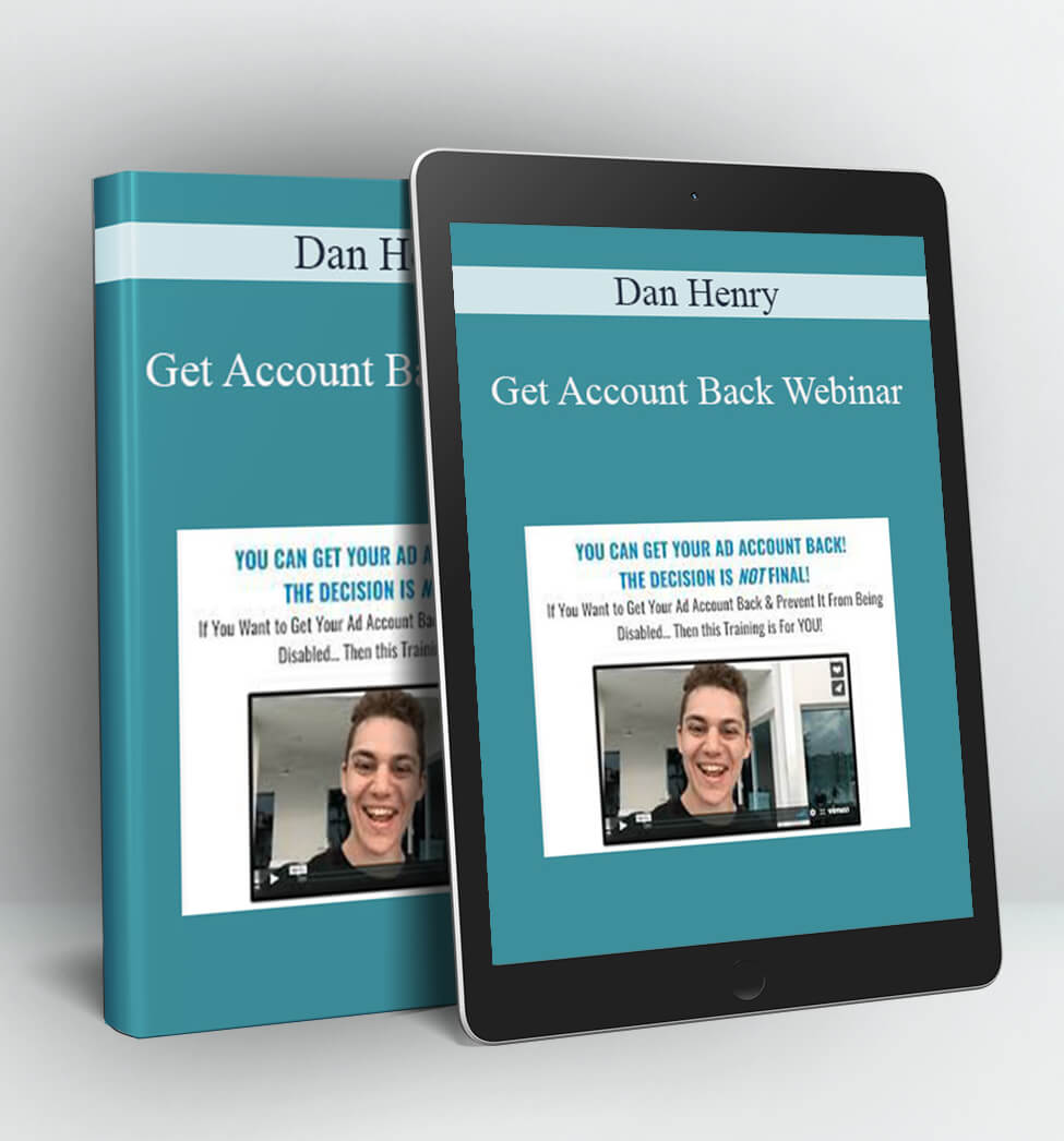 Get Account Back Webinar - Dan Henry