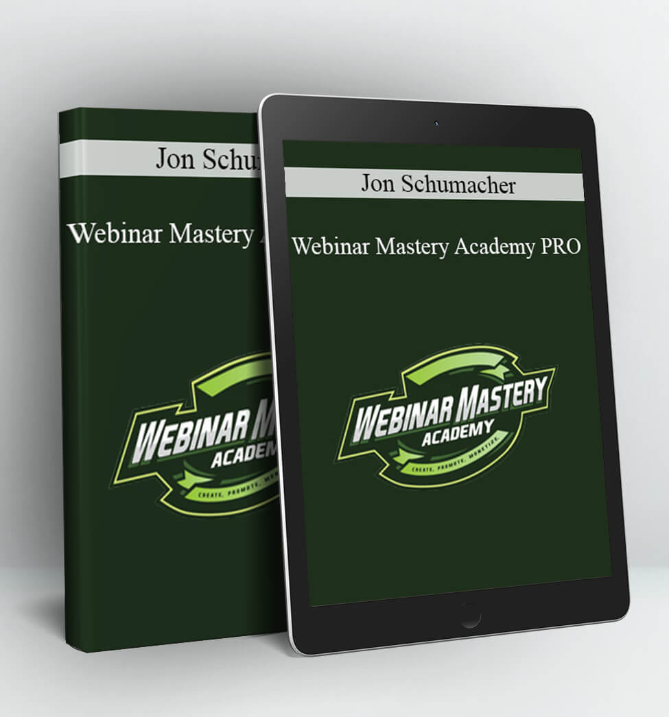 Webinar Mastery Academy PRO - Jon Schumacher