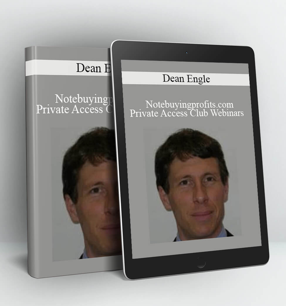 Notebuyingprofits.com Private Access Club Webinars - Dean Engle