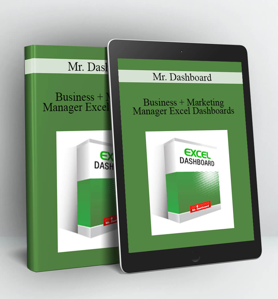 Mr. Dashboard - Business + Marketing Manager Excel Dashboards