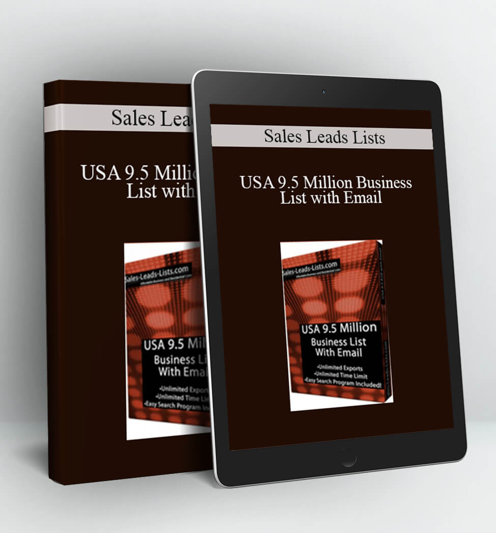 Sales Leads Lists - USA 9.5 Million Business List with Email