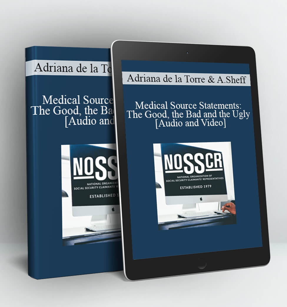 Medical Source Statements - Adriana de la Torre