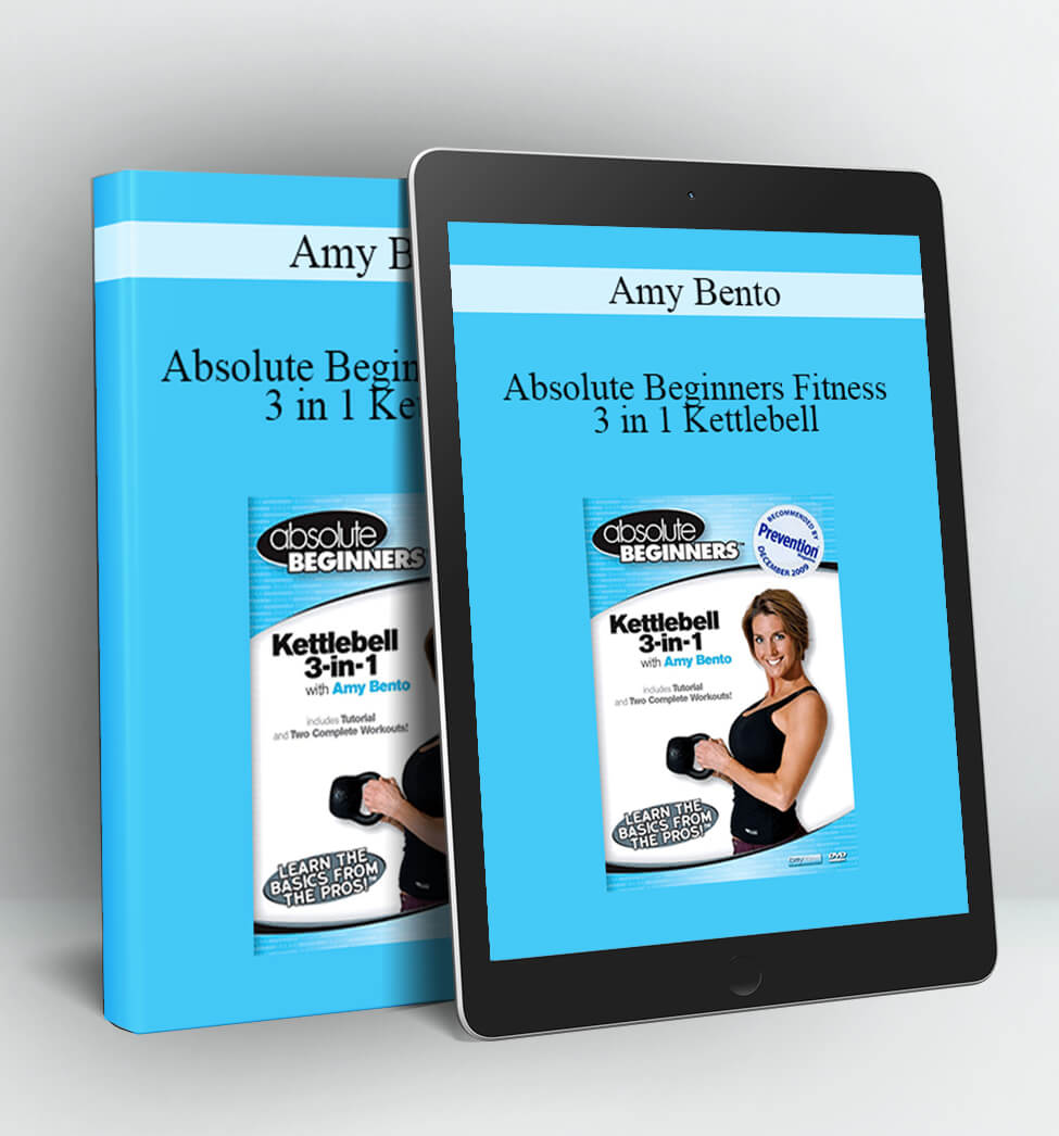 Absolute Beginners Fitness 3 in 1 Kettlebell - Amy Bento