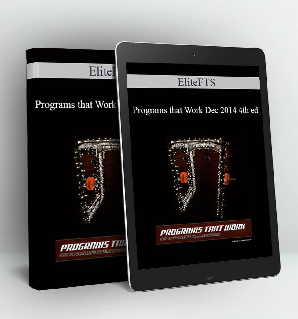 Programs that Work Dec 2014 4th ed - EliteFTS