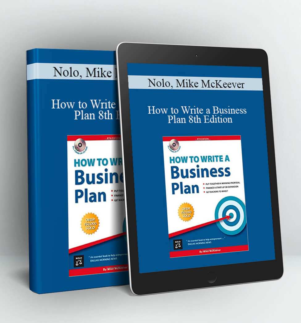 How to Write a Business Plan 8th Edition - Nolo