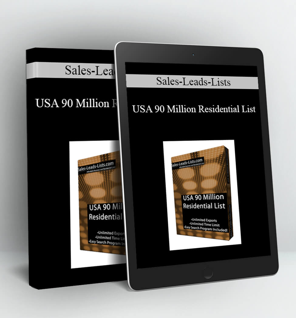 Sales-Leads-Lists - USA 90 Million Residential List