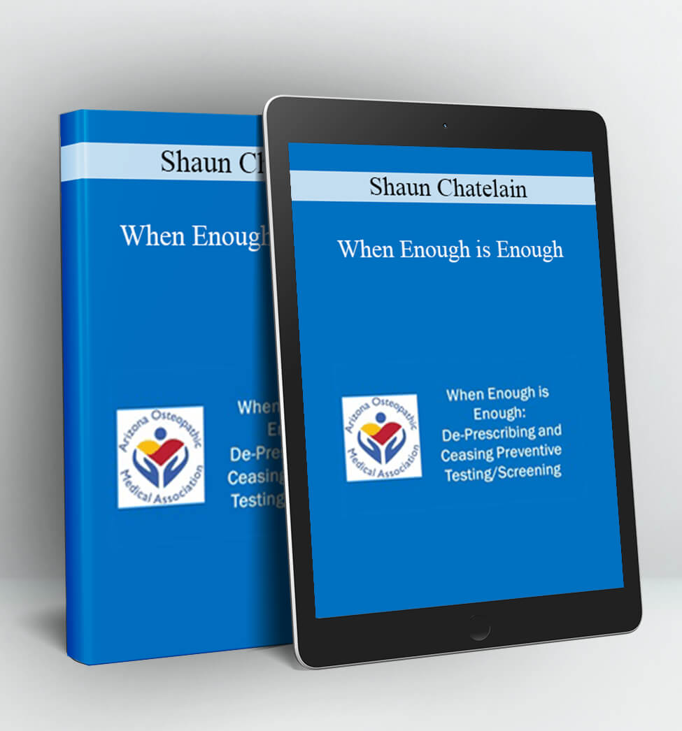 When Enough is Enough - Shaun Chatelain