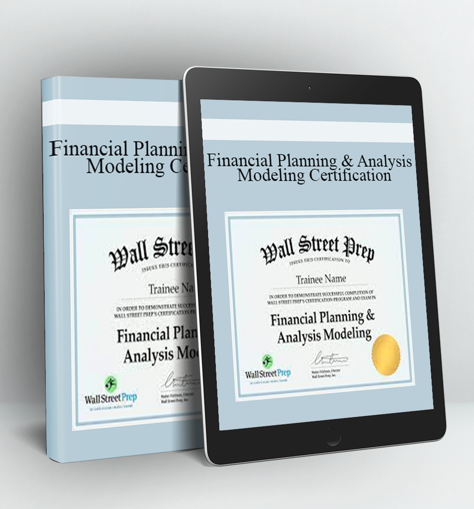 Financial Planning & Analysis Modeling Certification