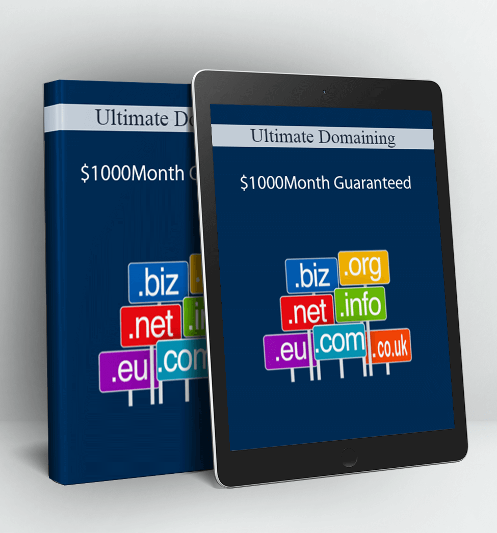 $1000Month Guaranteed - DNBlackbook Ultimate Domaining