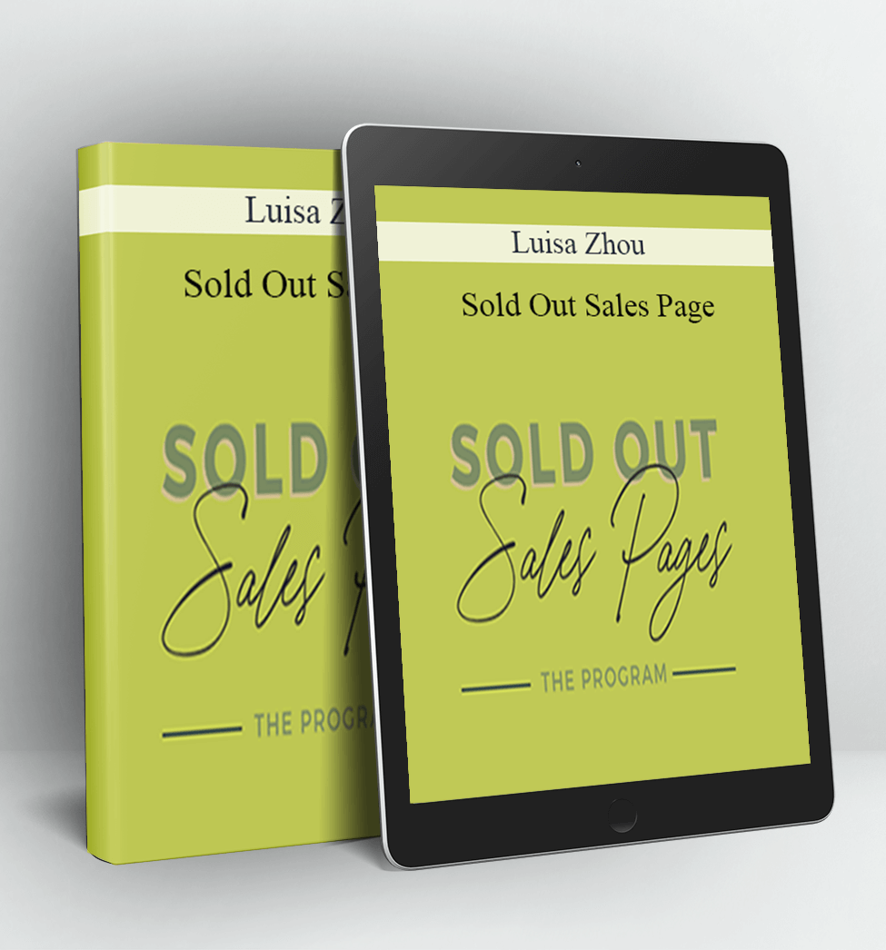 Sold Out Sales Page - Luisa Zhou